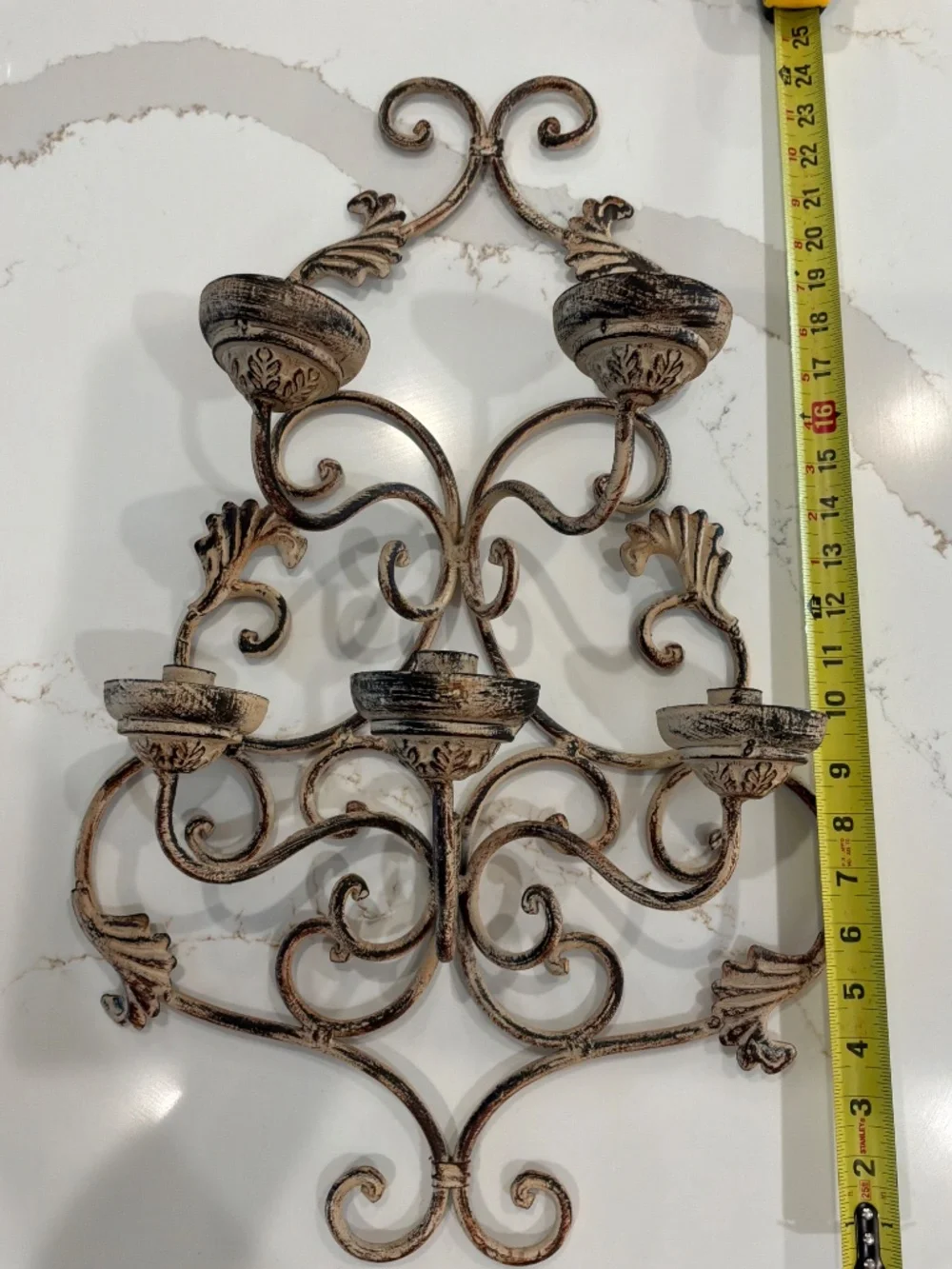 Wall candle holder